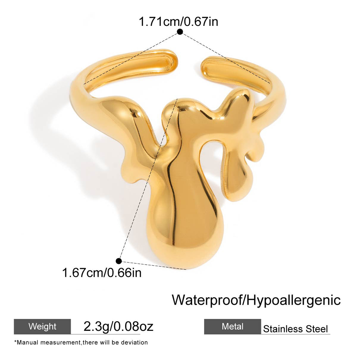 Solstice Fluid Abstract Ring