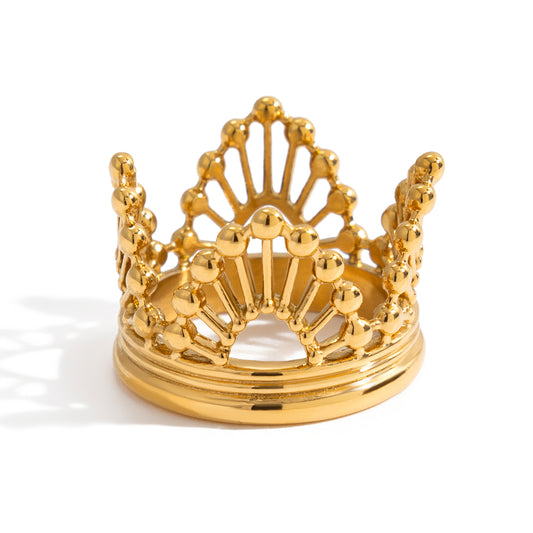 Regal Crown Statement Ring