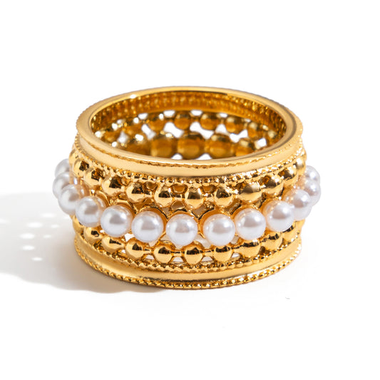 Vintage Pearl Band Ring