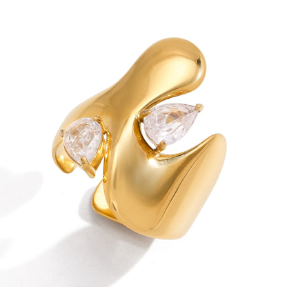 The Gilded Fluidity Ring