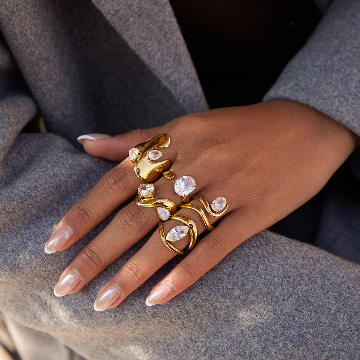 Unity Double-Stone Statement Ring