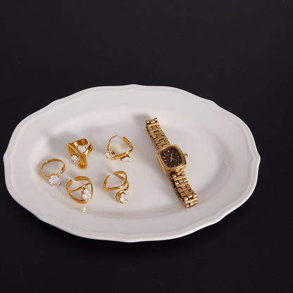 The Gilded Fluidity Ring