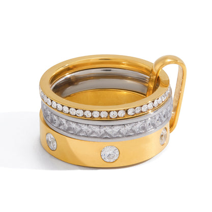 The Eternal Mixed-Metal Spinner Ring