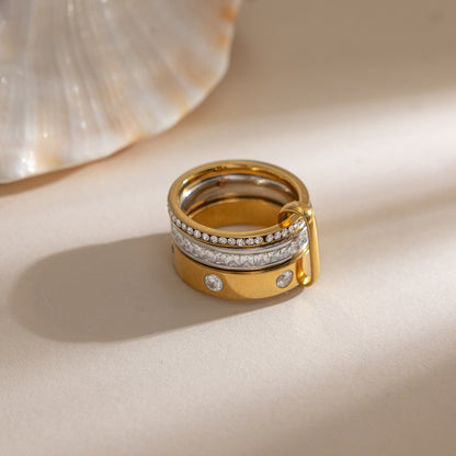 The Eternal Mixed-Metal Spinner Ring