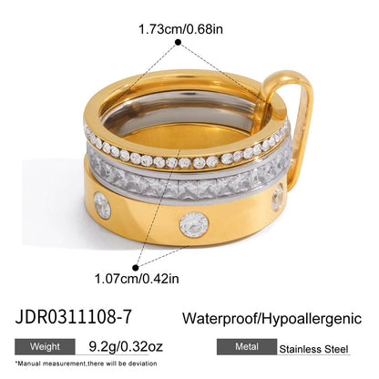 The Eternal Mixed-Metal Spinner Ring
