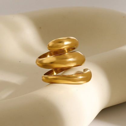 Argentum Fluid Wrap Ring