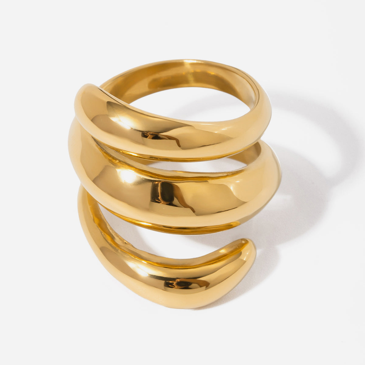 Argentum Fluid Wrap Ring