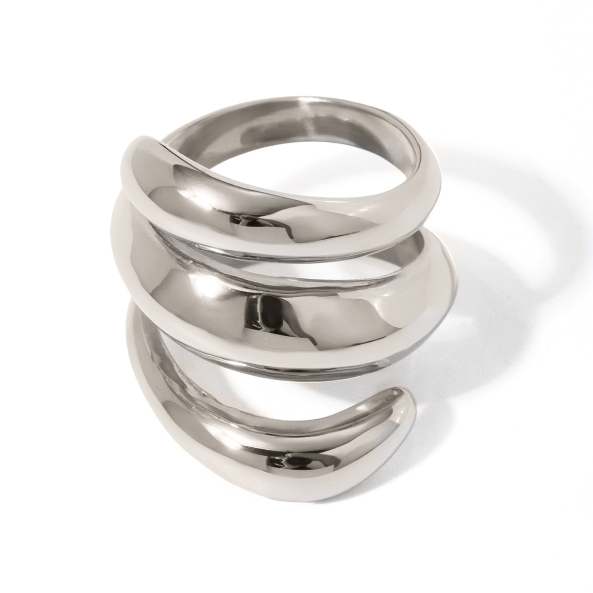 Argentum Fluid Wrap Ring