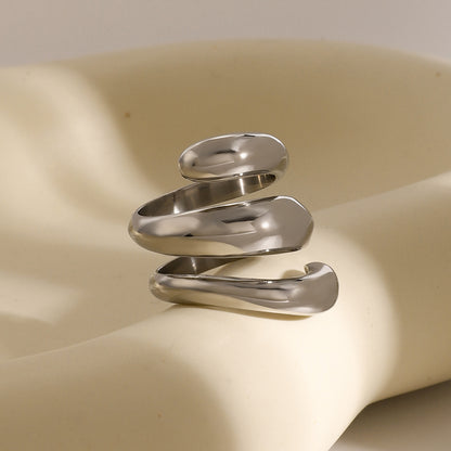 Argentum Fluid Wrap Ring
