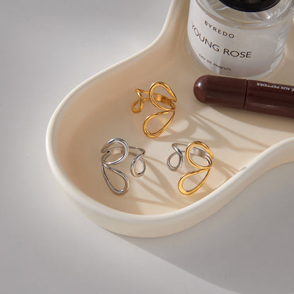Zenith Abstract Multi-Tone Statement Ring