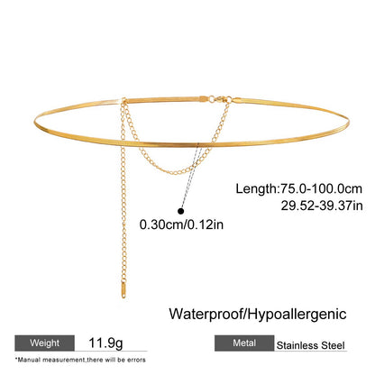 Meridian Coastal Pearl & Shell Body Waist Chain