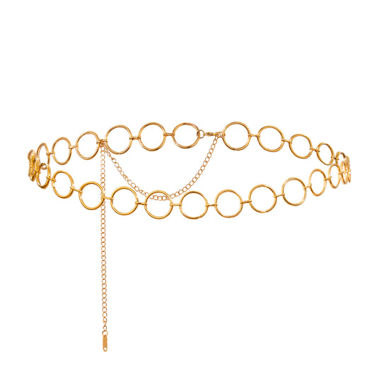 Circle Link Belly West Chain