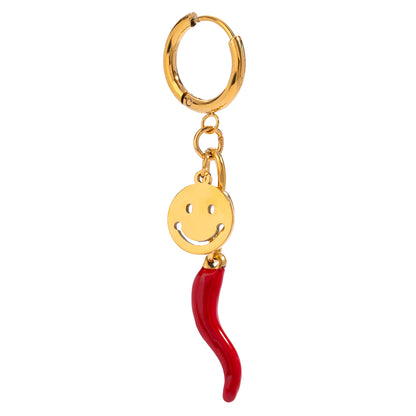 Lucky Charm Huggie Earring Set