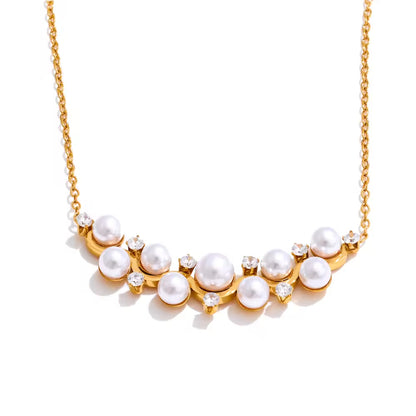 The Celestia Pearl Wave Necklace