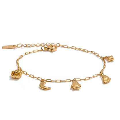 The Celestial & Bloom Charm Bracelet