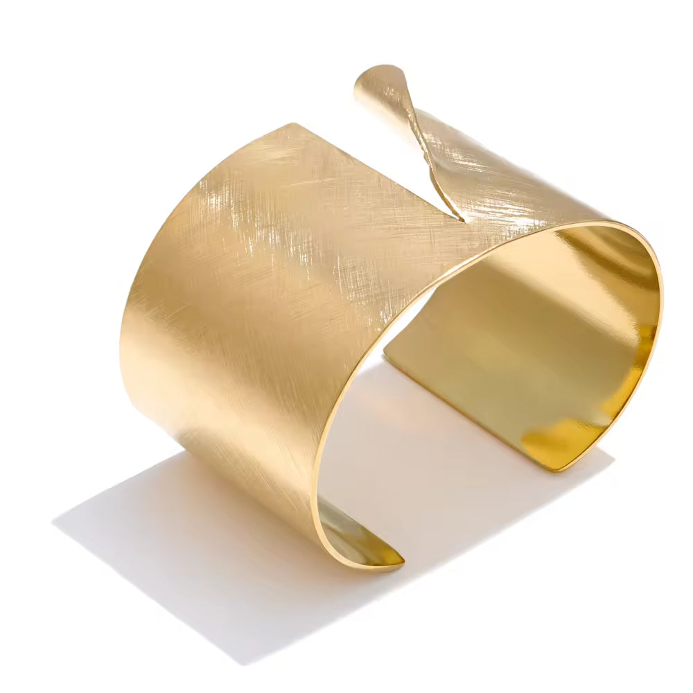 Hammered Gold Statement Cuff