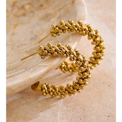 Textured Statement Hoops