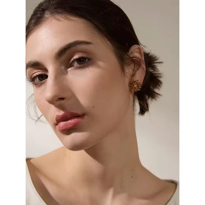 The Astra Burst Diamond-Cut Studs