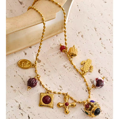 The Heritage Amulet Charm Necklace