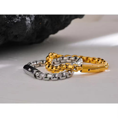 The Lincoln Box Chain Bracelet