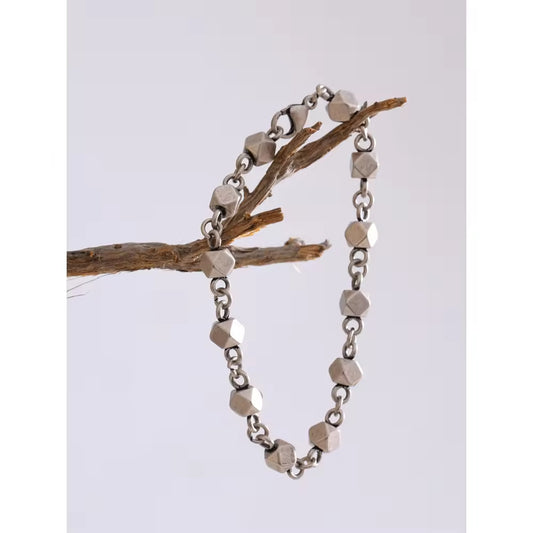 Geometric Cube Linked Bracelet