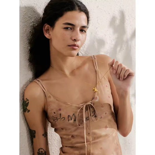 Liquid Teardrop Duo Necklace