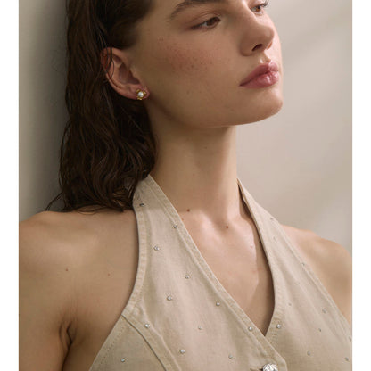 The Fleur Micro-Pearl Studs