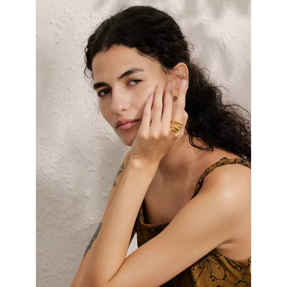 The Golden Vineyard Sculptural Ring