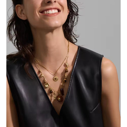 The Bazaar Tiered Talisman Necklace