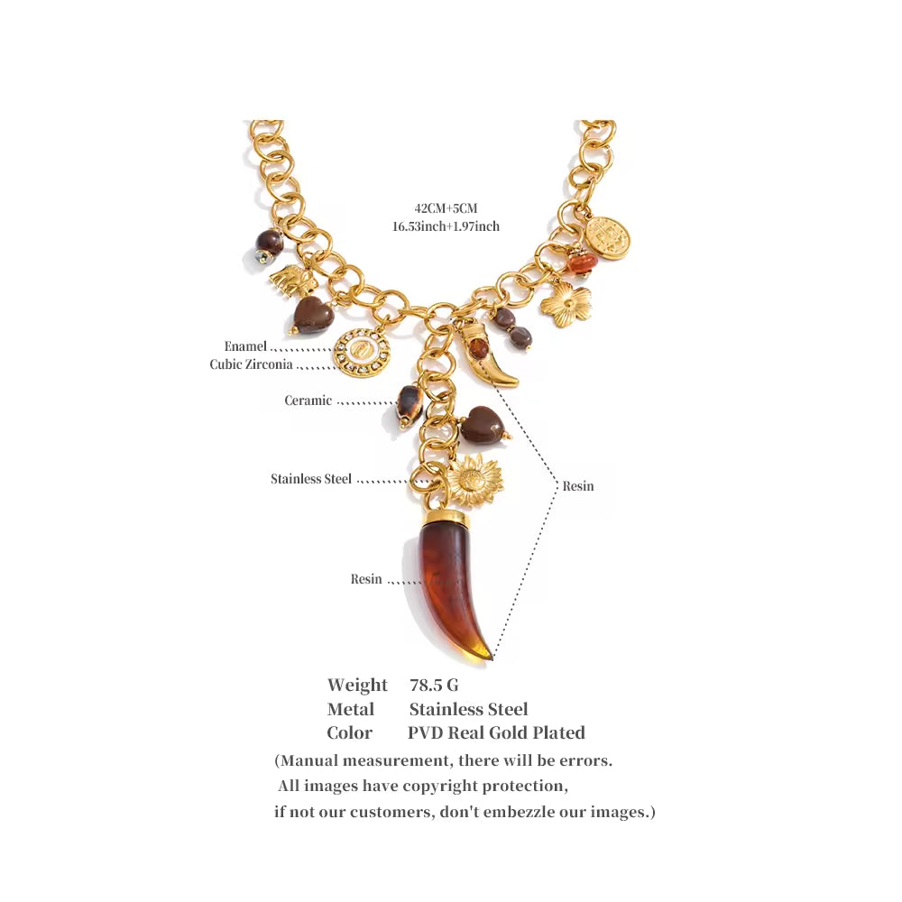 The Antiquity Talisman Y-Necklace