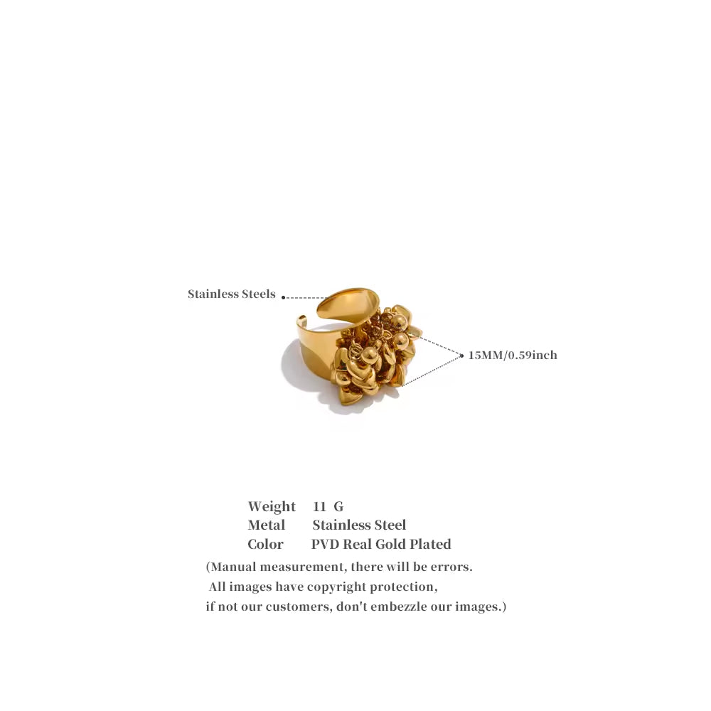 The Infinite Gold Orbit Ring