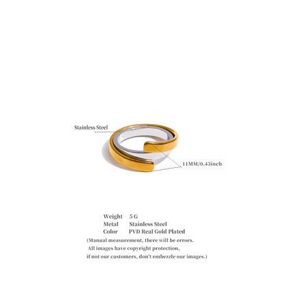 Duo-Chrome Orbit Ring