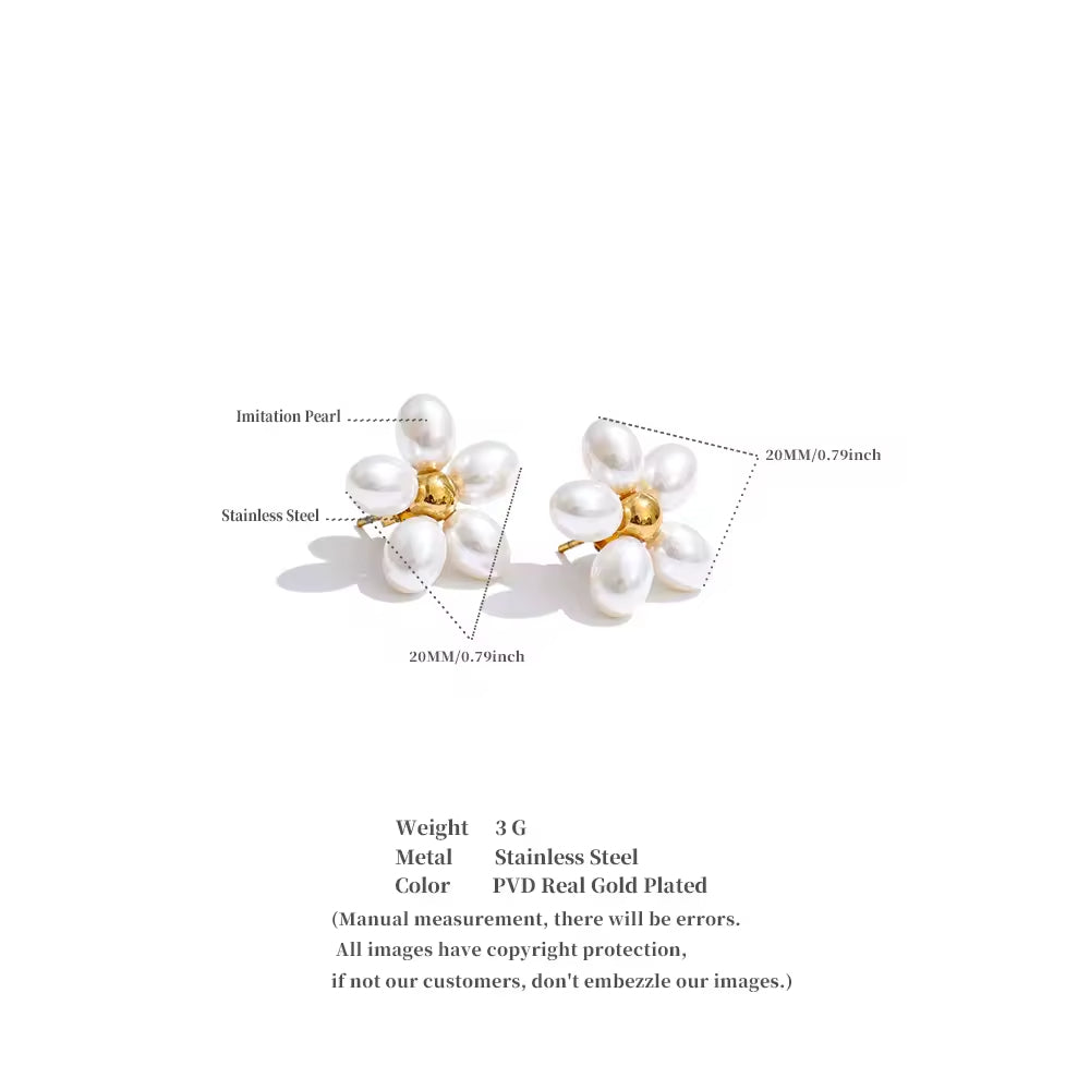 The Blossom Pearl Studs