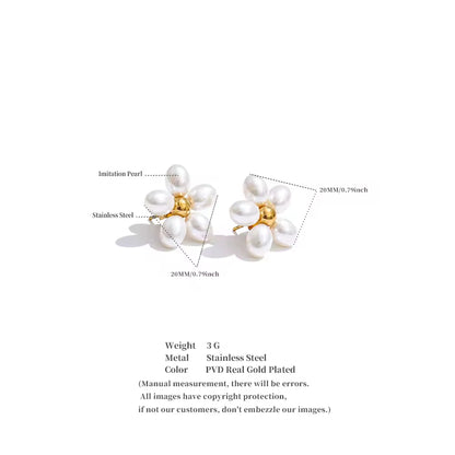 The Blossom Pearl Studs