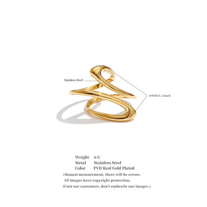 Fluid Orbit Statement Ring
