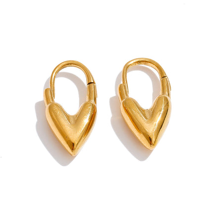 Golden Talon Heart Charms