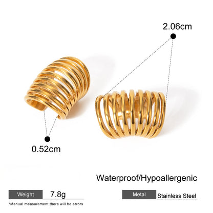 Spiral Gold Ear Cuff
